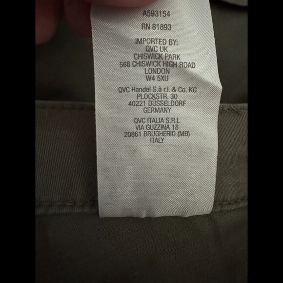 Candace Cameron Bure Women's Petite Shorts Olive Stone 10 Petite NWOT Summer - Picture 9 of 10